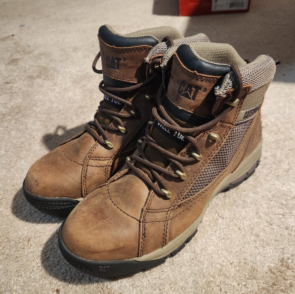 Caterpillar Boots Woman's Steel Toe Boot